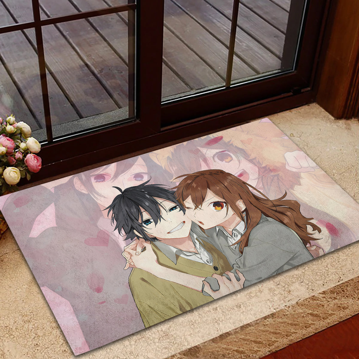 Horimiya Hori San To Miyamura Kun Anime Rubber Doormat