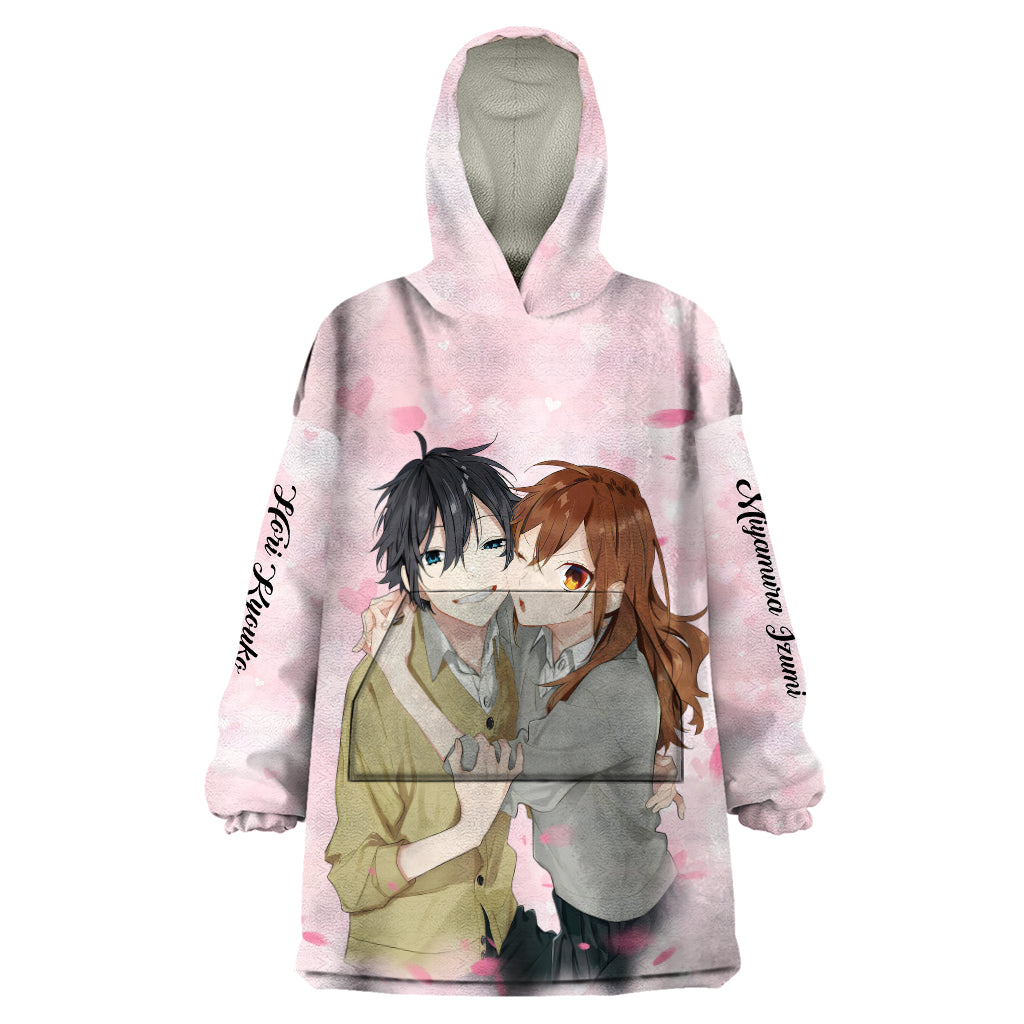Horimiya Hori San To Miyamura Kun Anime Wearable Blanket Hoodie