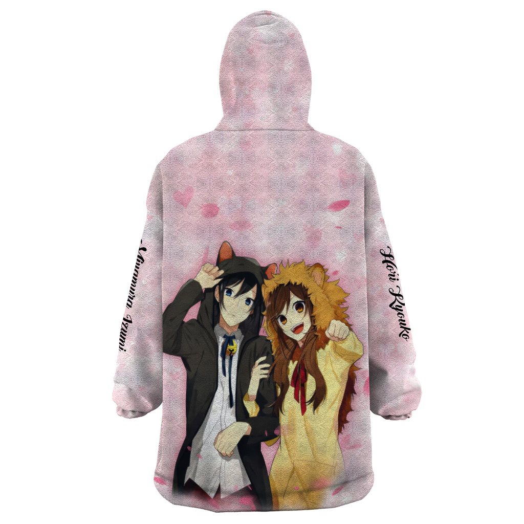 Horimiya Hori San To Miyamura Kun Anime Wearable Blanket Hoodie