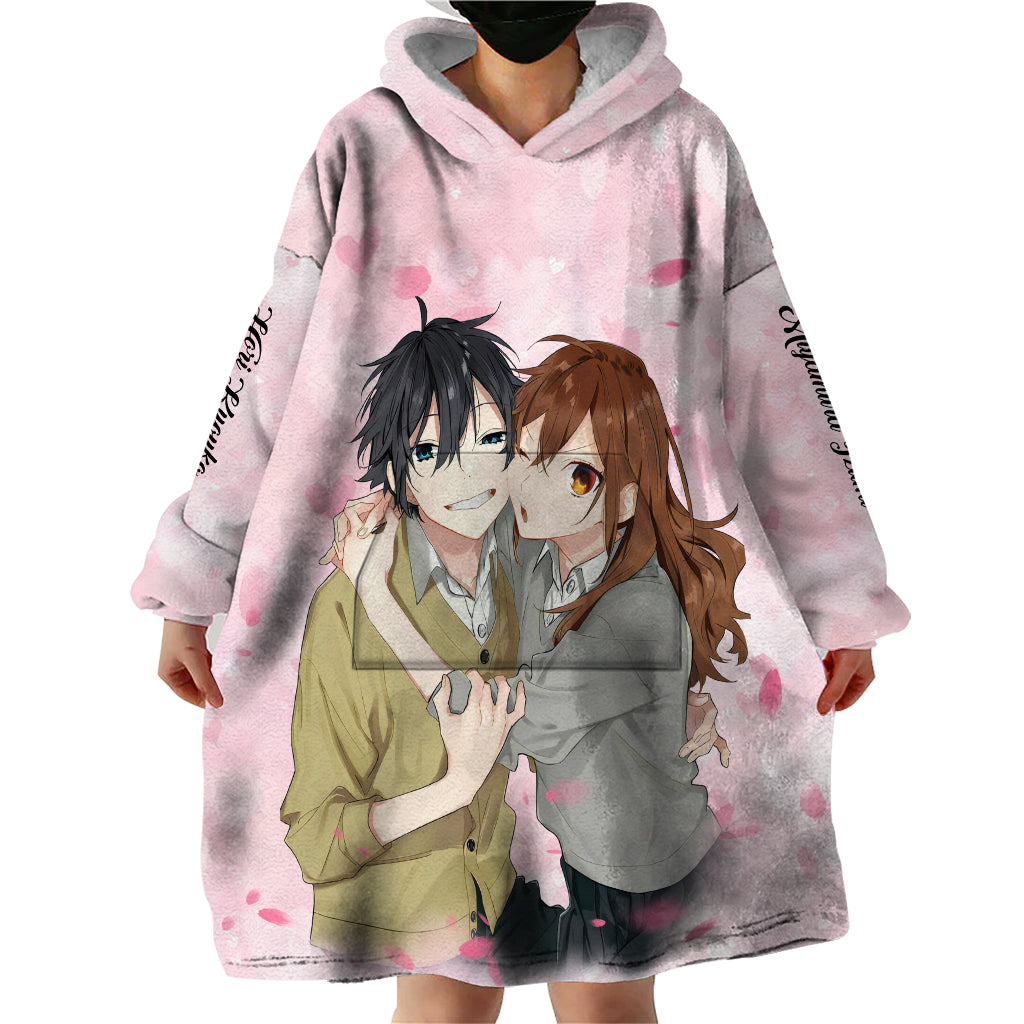Horimiya Hori San To Miyamura Kun Anime Wearable Blanket Hoodie