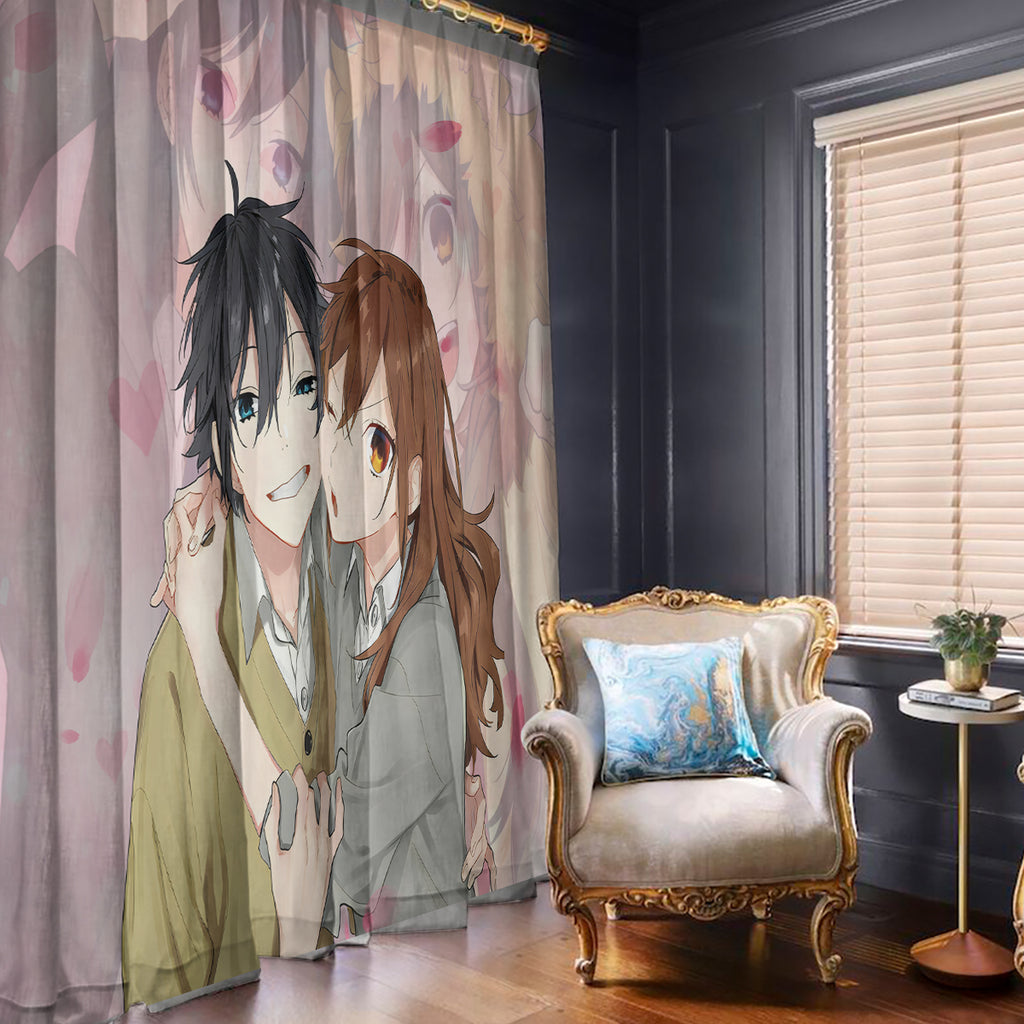 Horimiya Hori San To Miyamura Kun Anime Window Curtain