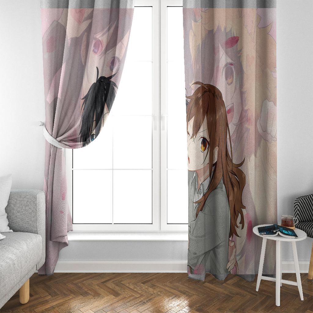 Horimiya Hori San To Miyamura Kun Anime Window Curtain