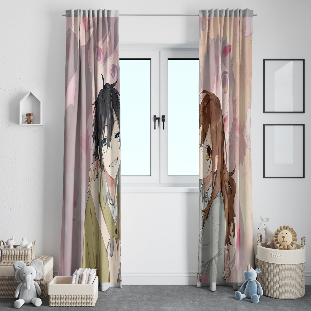 Horimiya Hori San To Miyamura Kun Anime Window Curtain