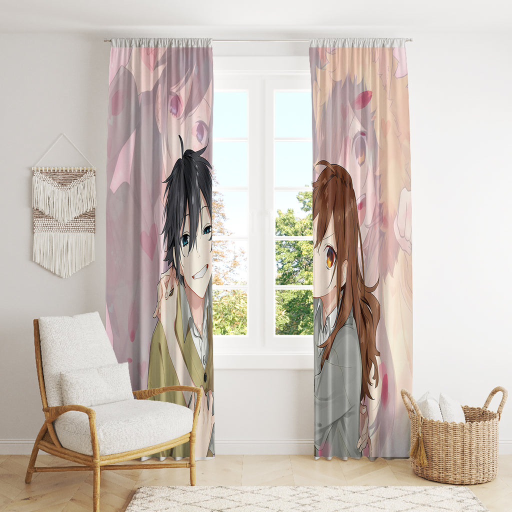 Horimiya Hori San To Miyamura Kun Anime Window Curtain