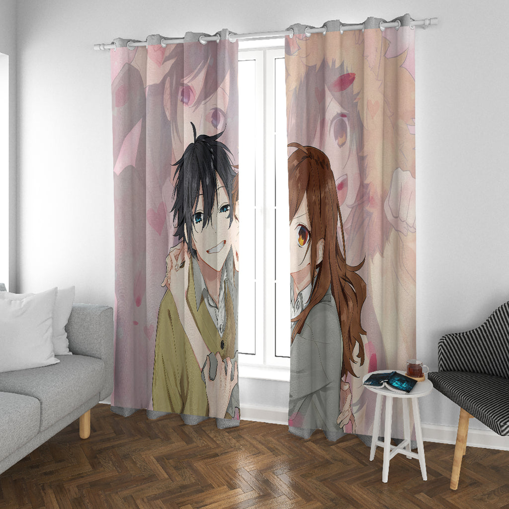 Horimiya Hori San To Miyamura Kun Anime Window Curtain
