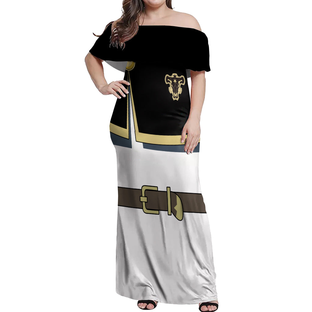 Black Bull Asta Off Shoulder Maxi Dress