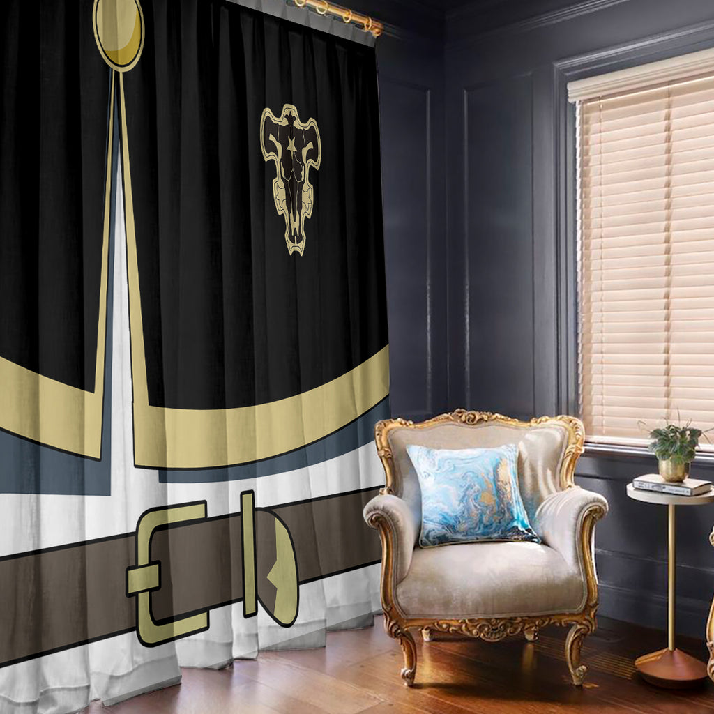 Black Bull Asta Window Curtain