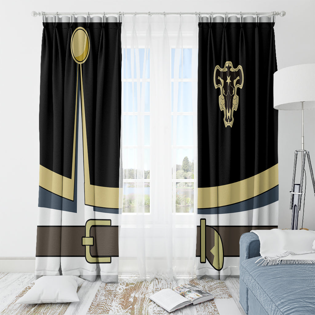 Black Bull Asta Window Curtain