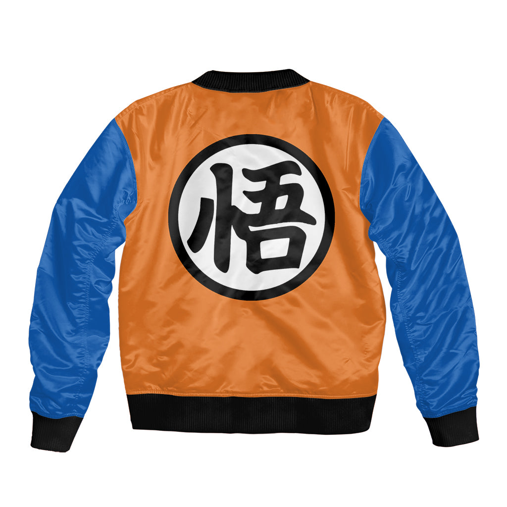 Goku Kanji Symbol Dragon Ball Anime Bomber Jacket