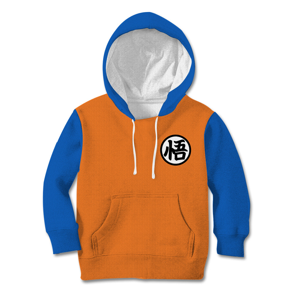 Goku Kanji Symbol Dragon Ball Anime Kid Hoodie
