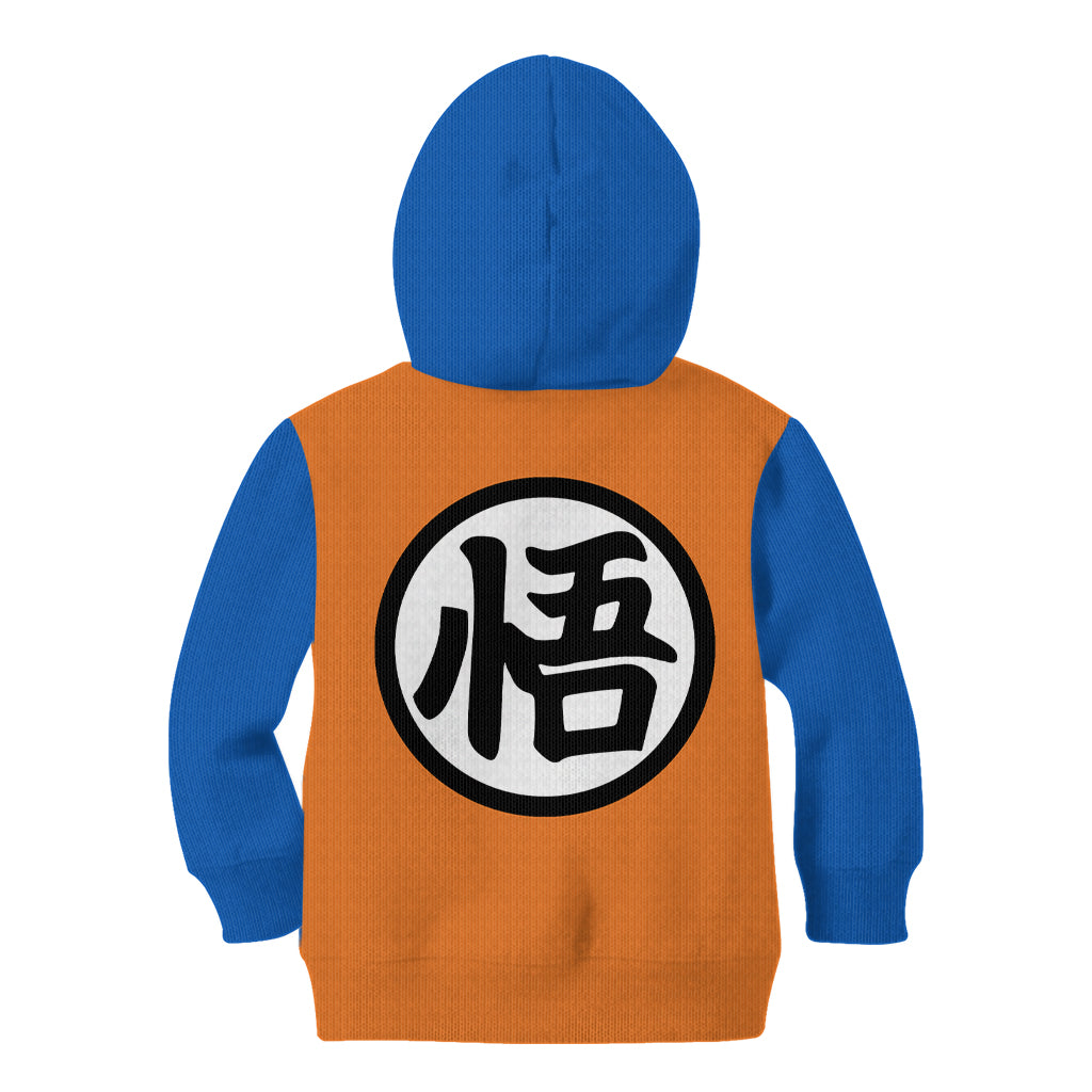 Goku Kanji Symbol Dragon Ball Anime Kid Hoodie