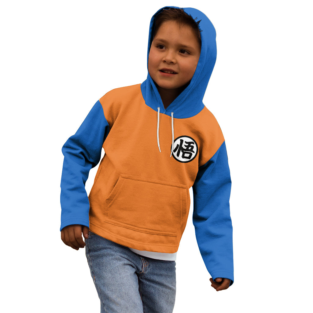 Goku Kanji Symbol Dragon Ball Anime Kid Hoodie
