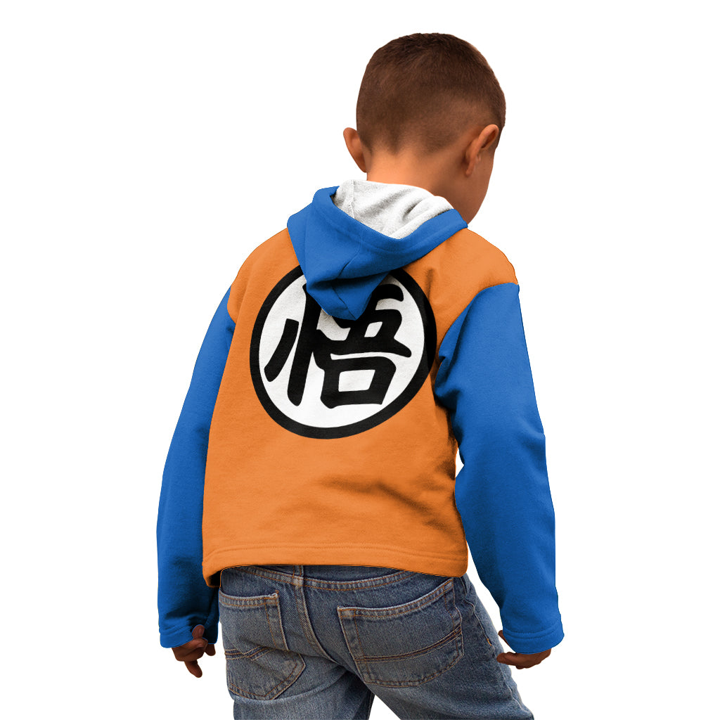 Goku Kanji Symbol Dragon Ball Anime Kid Hoodie