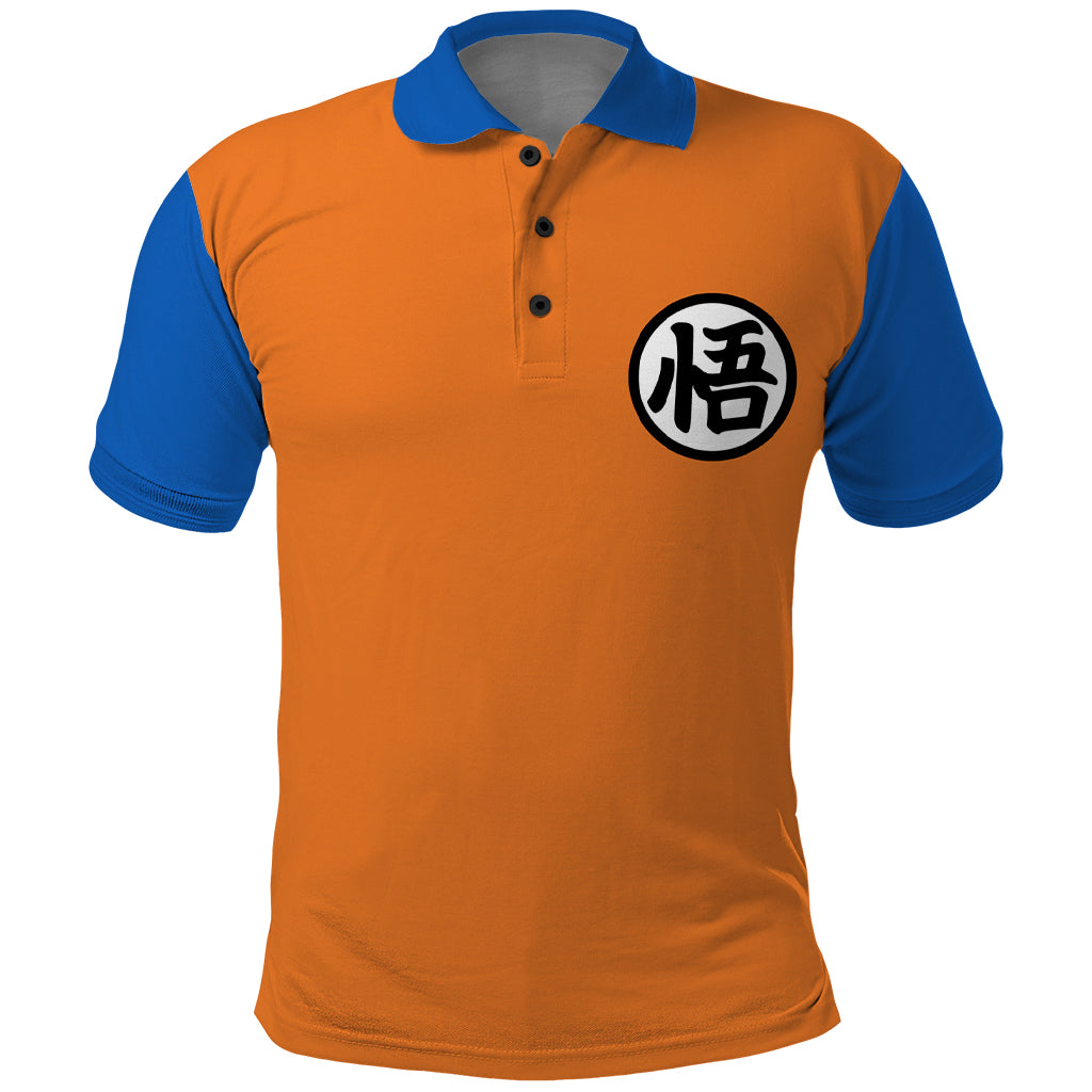 Goku Kanji Symbol Dragon Ball Anime Polo Shirt