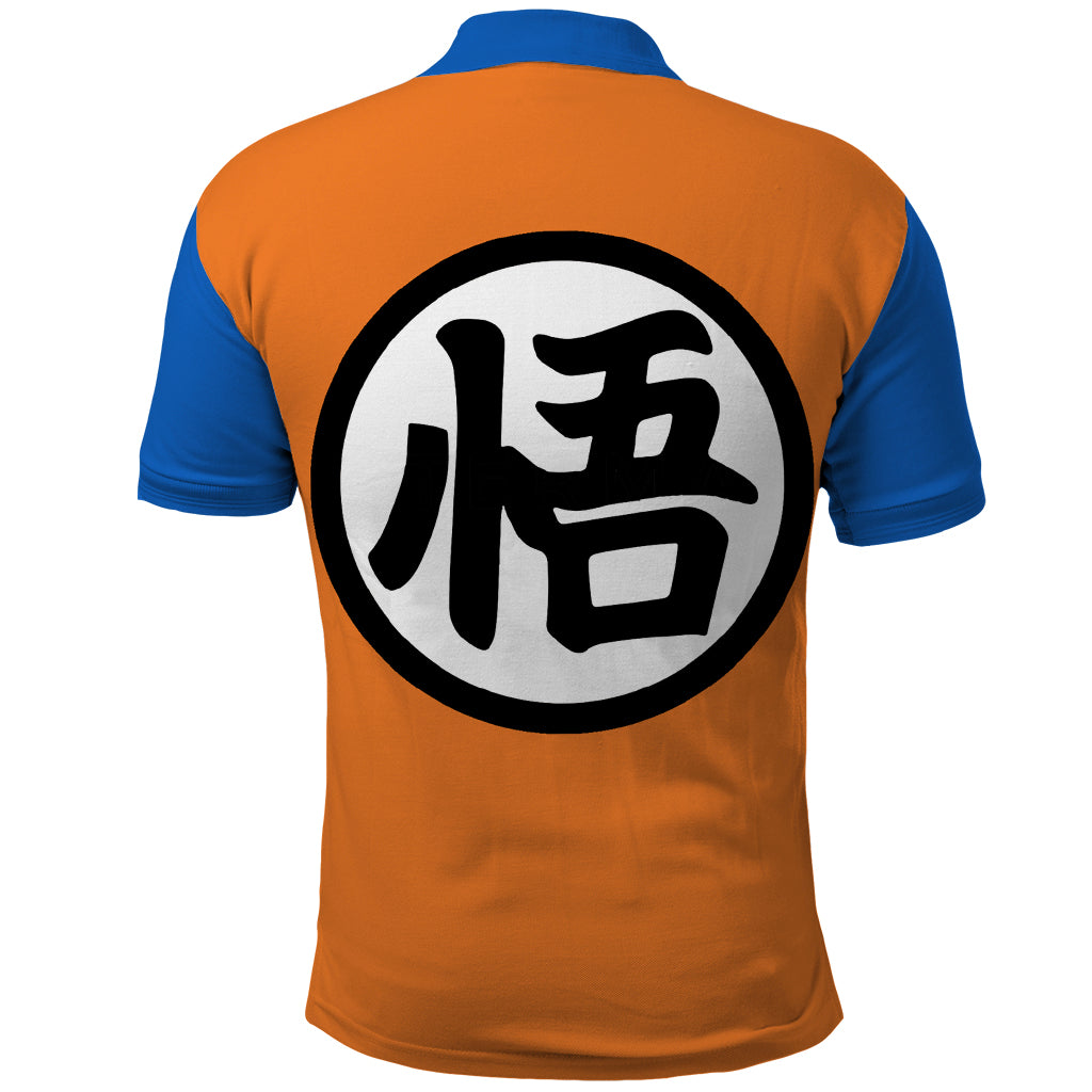 Goku Kanji Symbol Dragon Ball Anime Polo Shirt