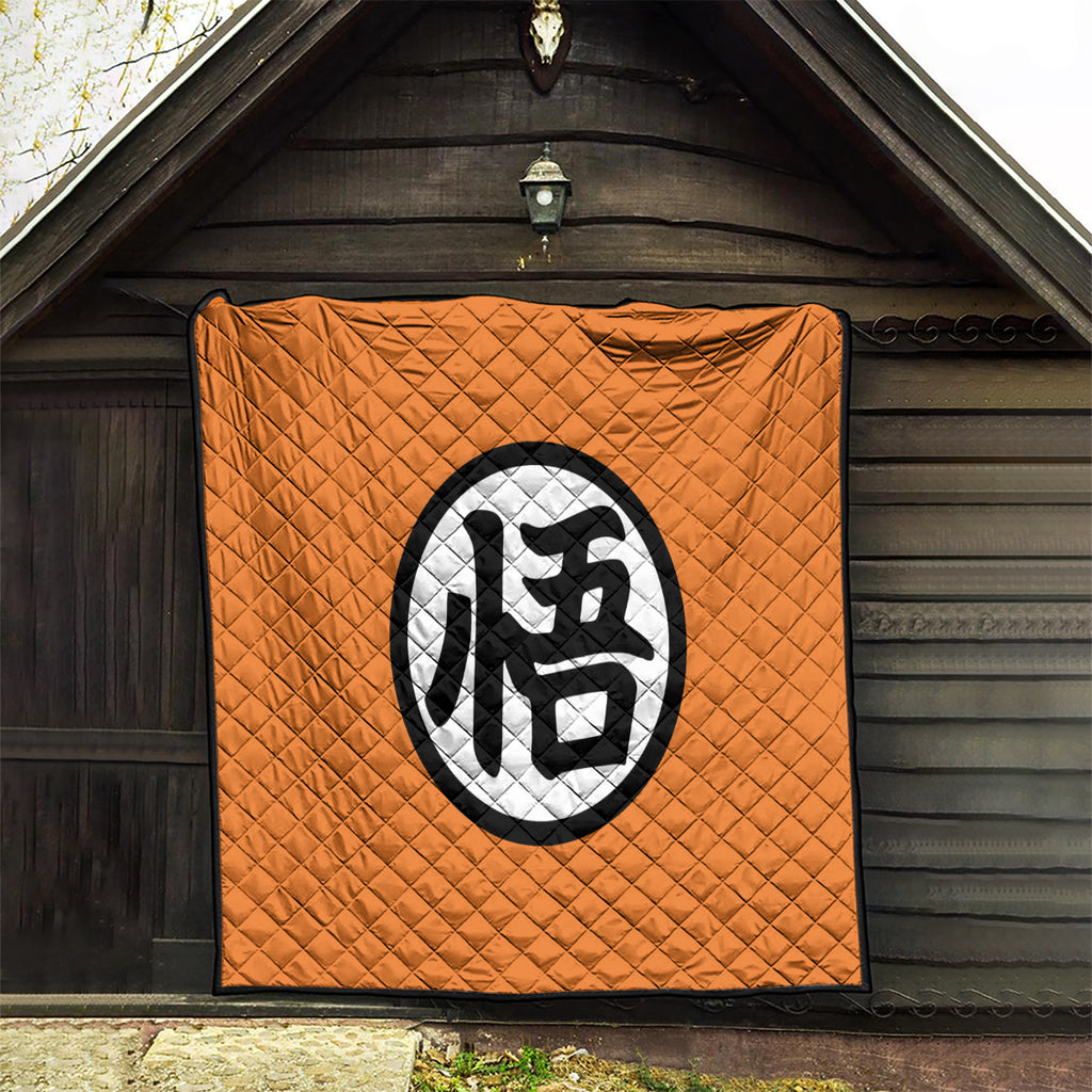 Goku Kanji Symbol Dragon Ball Anime Quilt