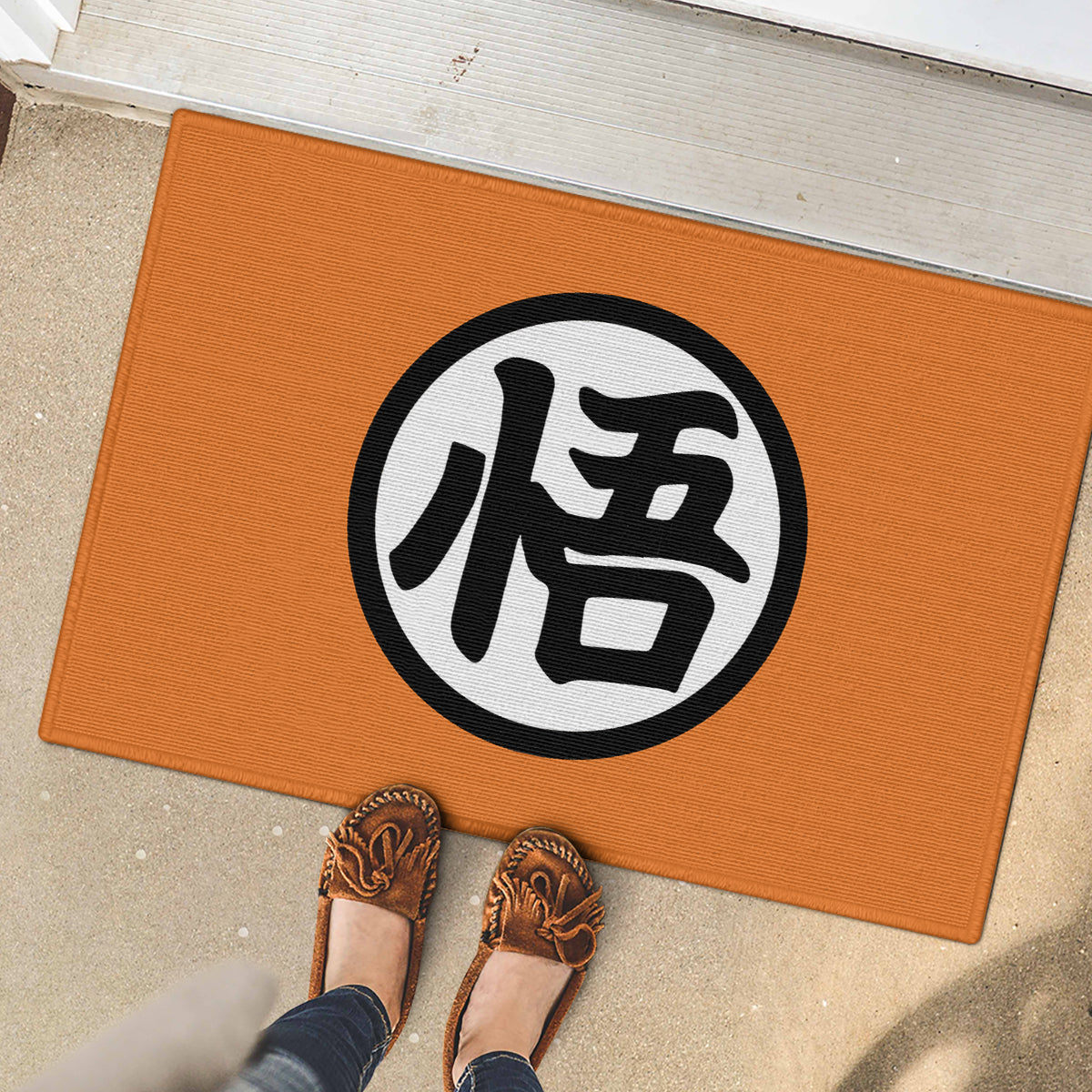 Goku Kanji Symbol Dragon Ball Anime Rubber Doormat