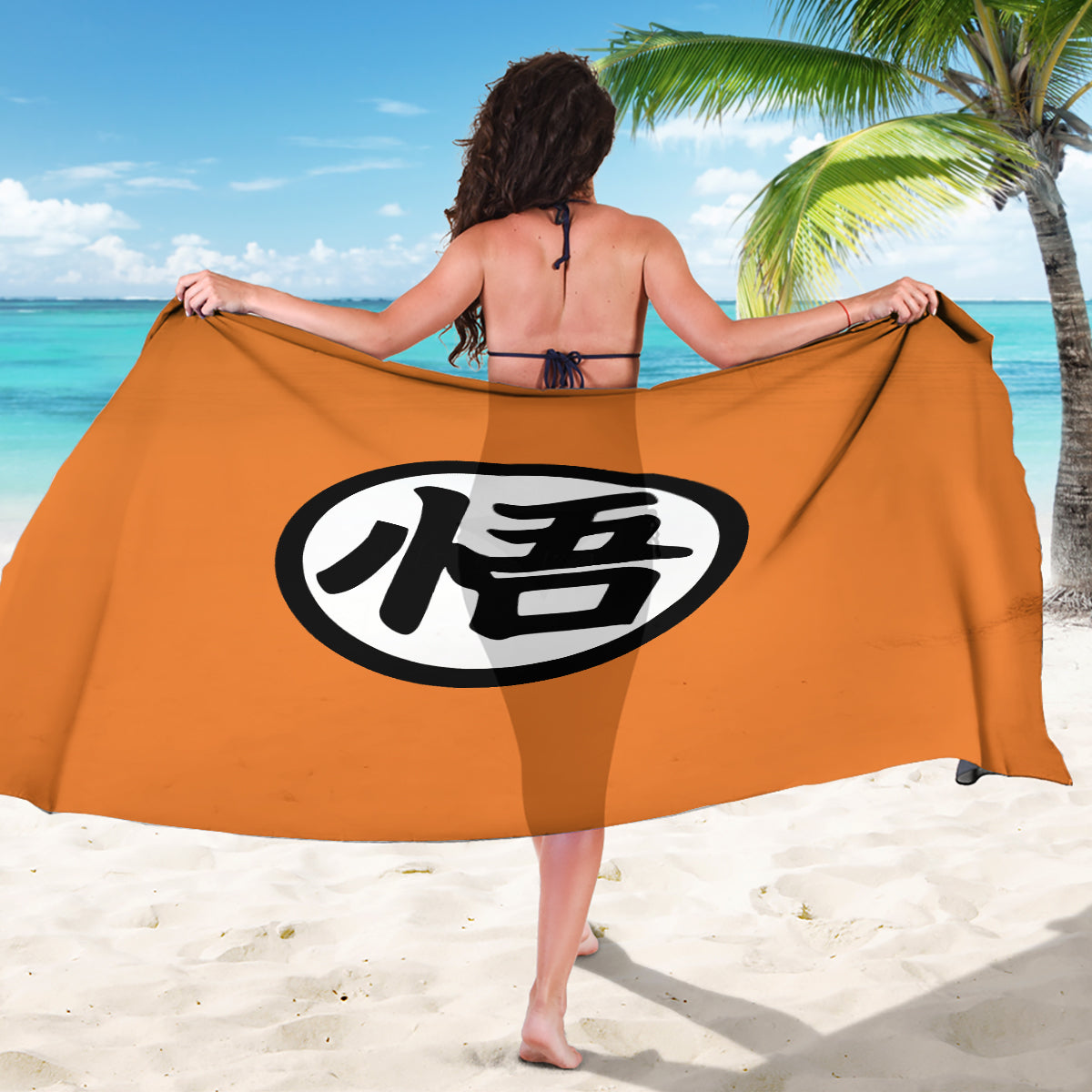 Goku Kanji Symbol Dragon Ball Anime Sarong