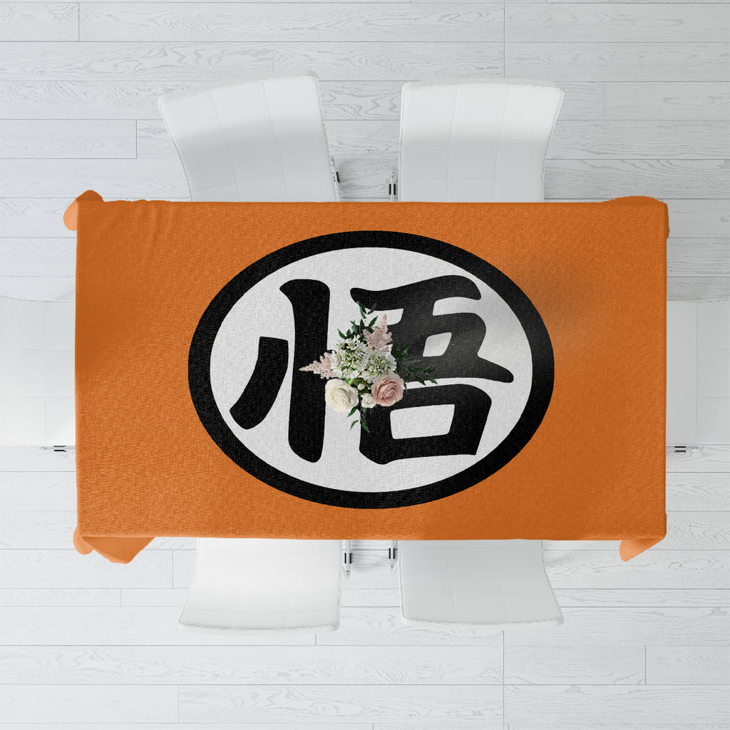Goku Kanji Symbol Dragon Ball Anime Tablecloth