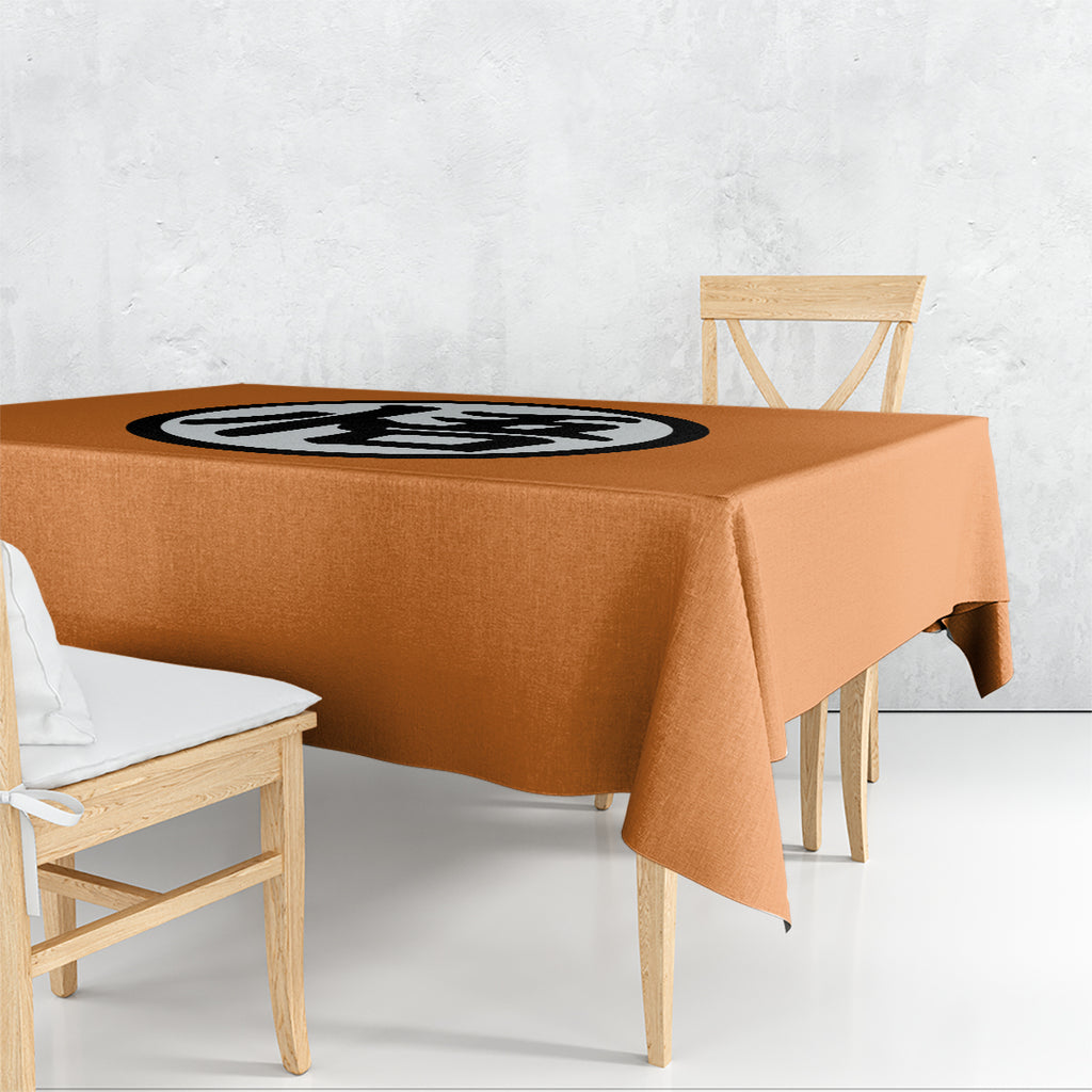 Goku Kanji Symbol Dragon Ball Anime Tablecloth