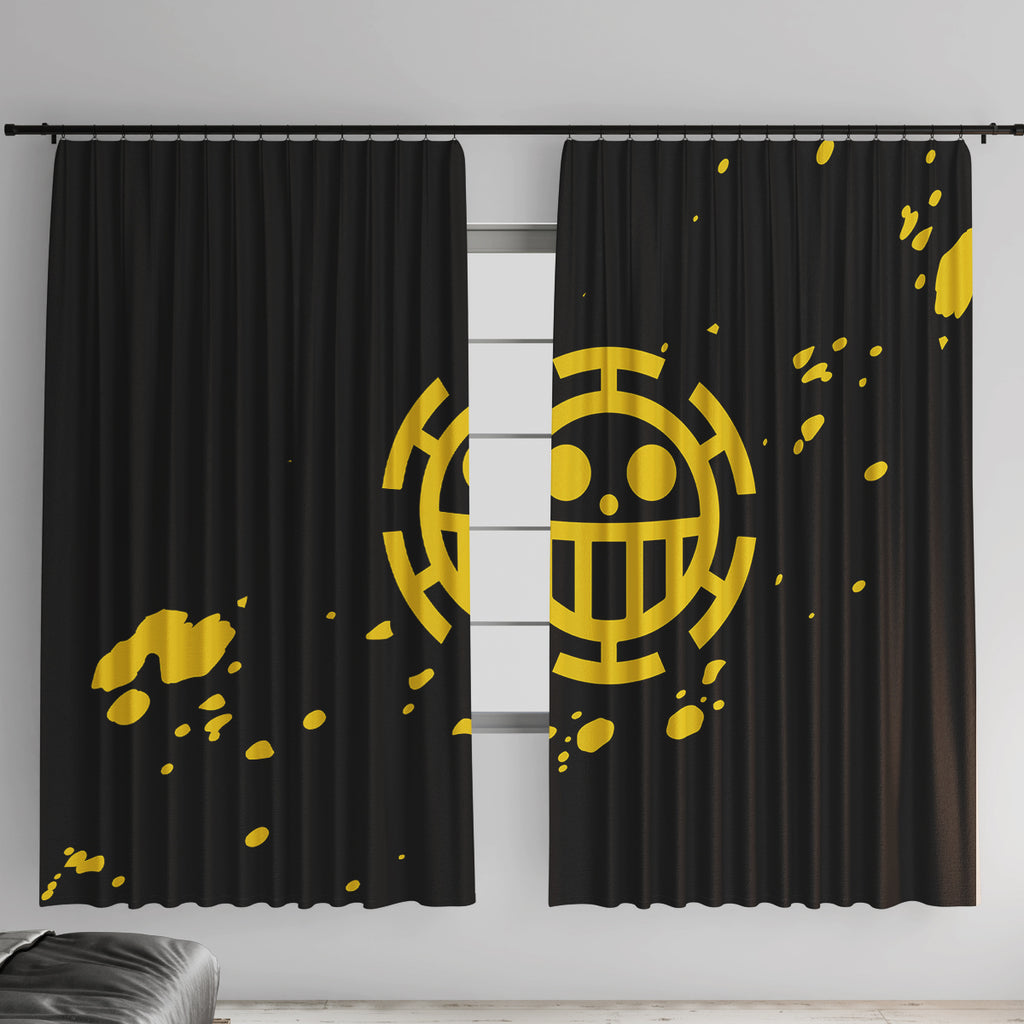 Trafalgar D Law Window Curtain