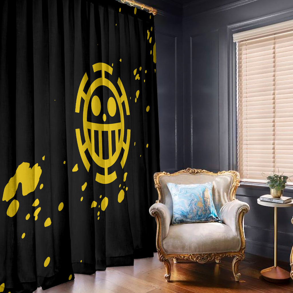 Trafalgar D Law Window Curtain