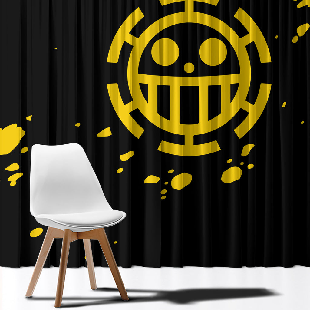 Trafalgar D Law Window Curtain