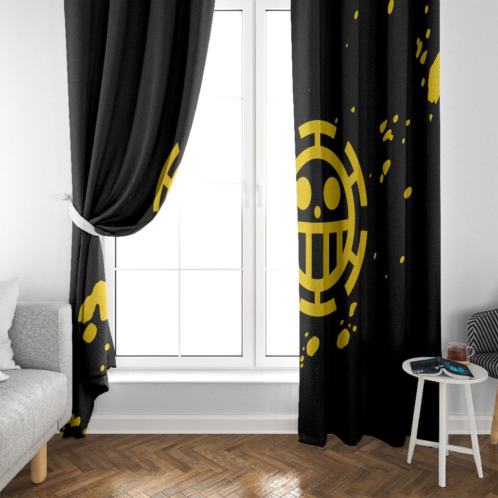 Trafalgar D Law Window Curtain