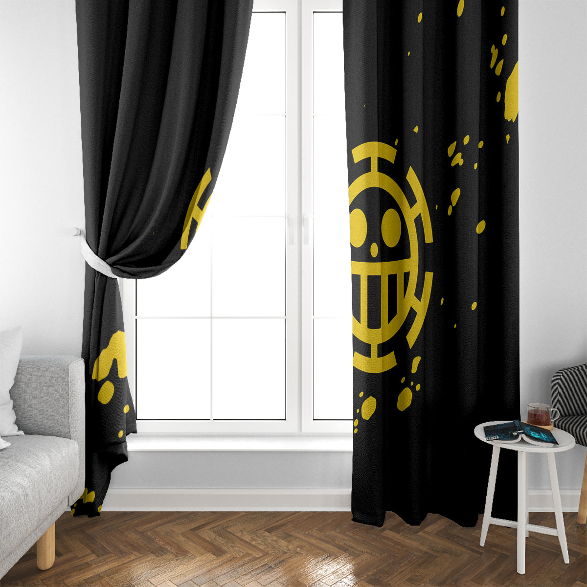 Trafalgar D Law Window Curtain