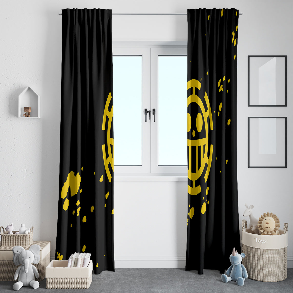 Trafalgar D Law Window Curtain