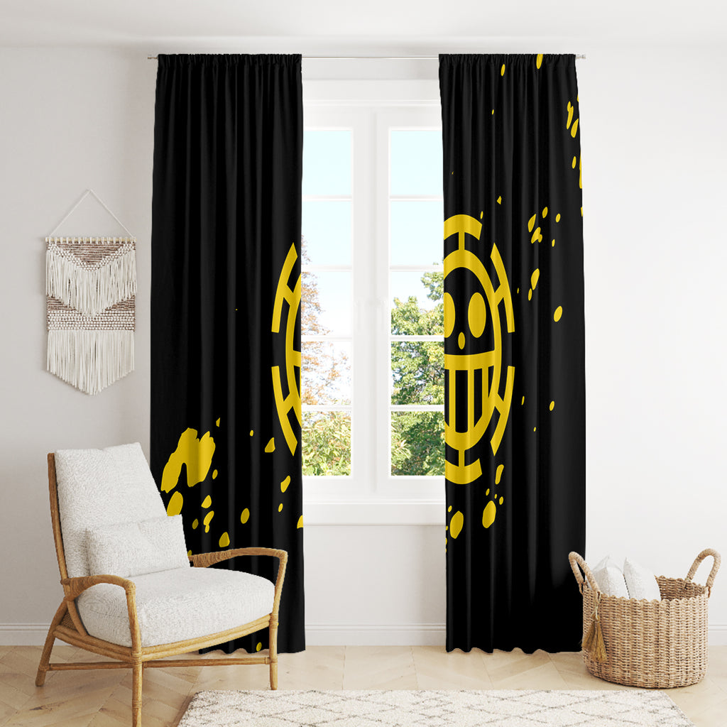 Trafalgar D Law Window Curtain
