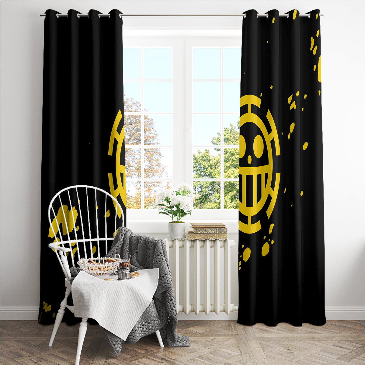 Trafalgar D Law Window Curtain