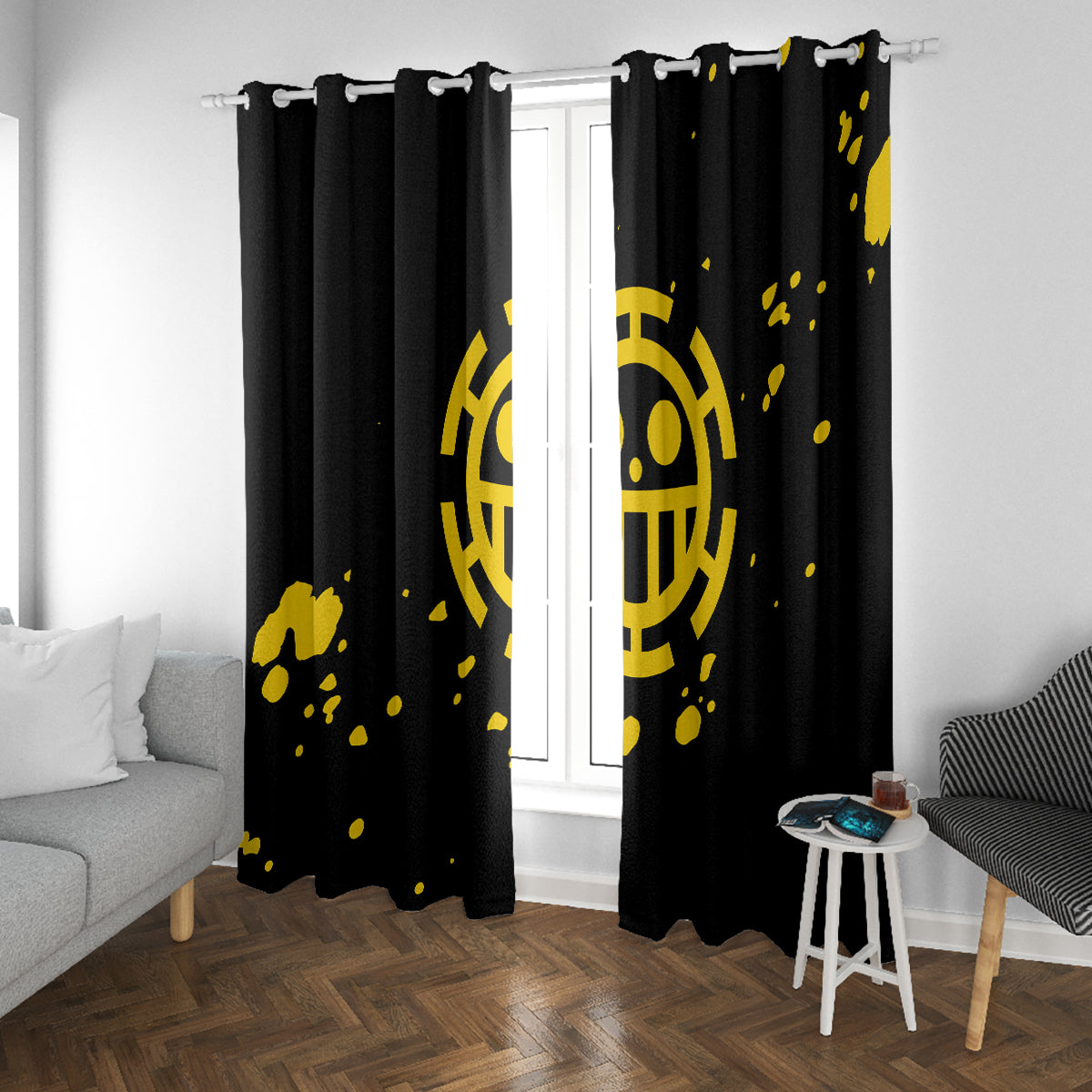 Trafalgar D Law Window Curtain