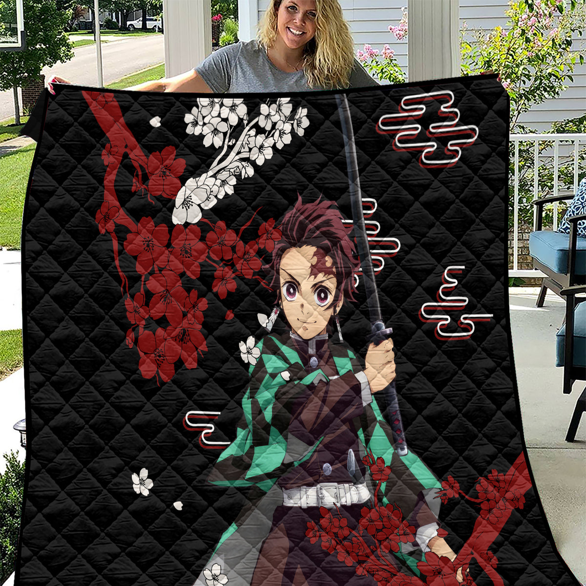 Tanjiro Kamado Japan Style Quilt