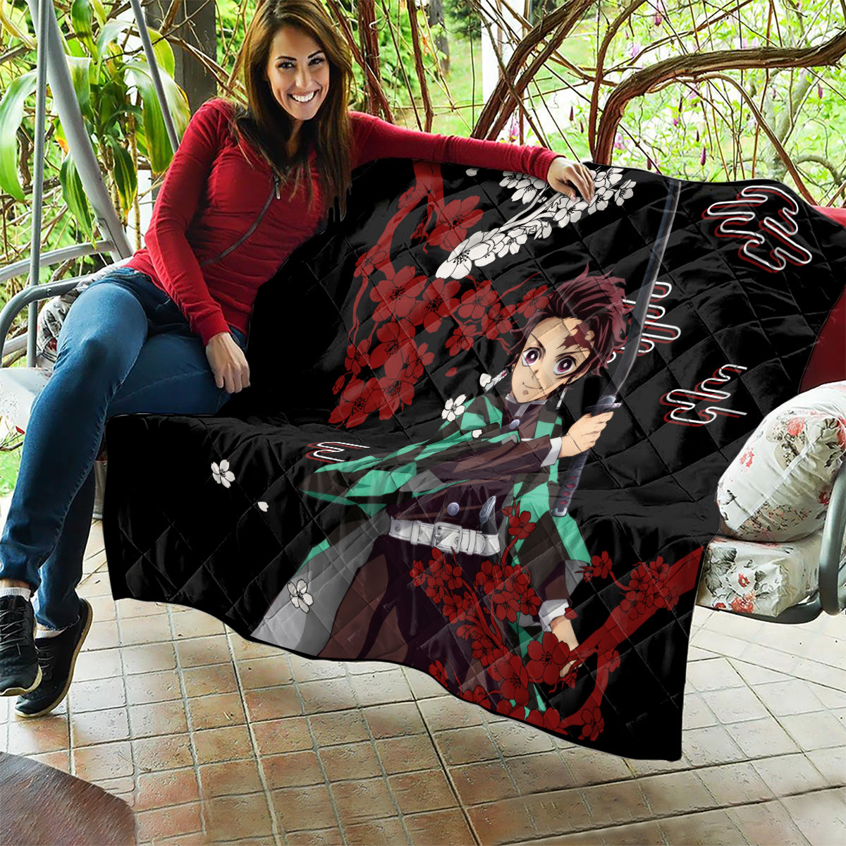 Tanjiro Kamado Japan Style Quilt