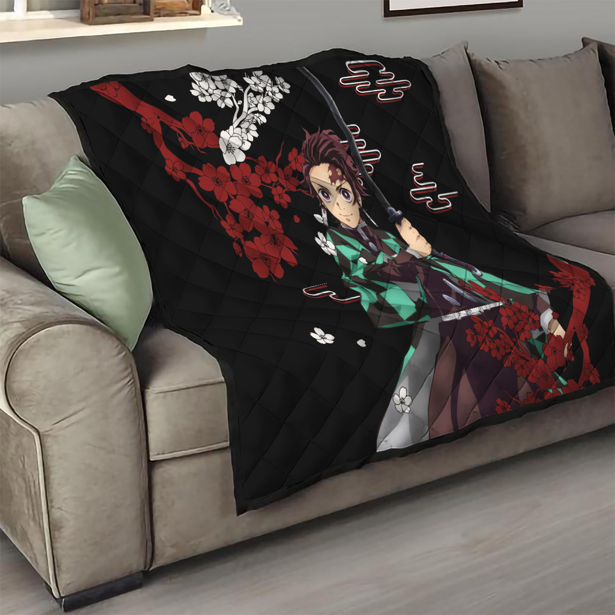 Tanjiro Kamado Japan Style Quilt
