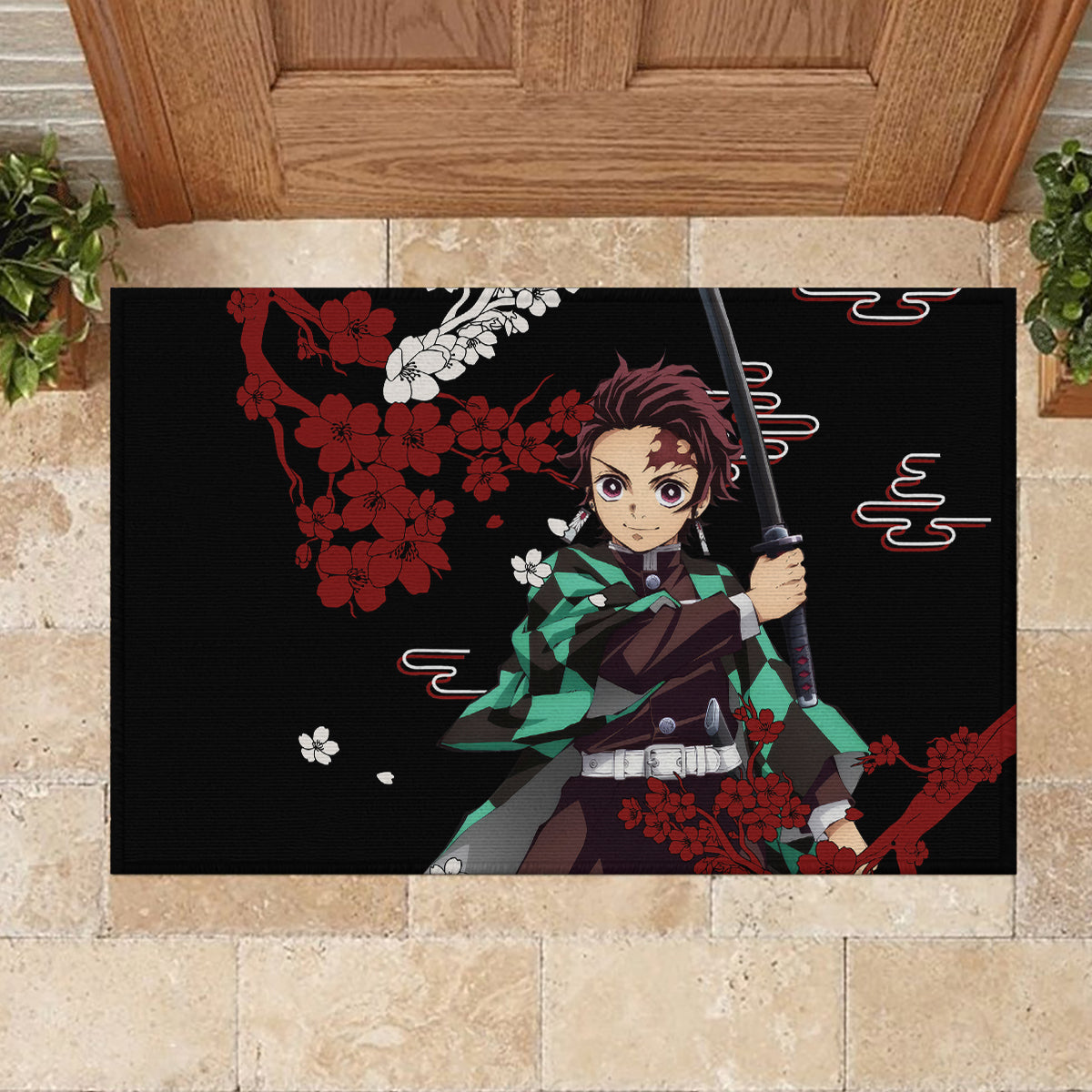 Tanjiro Kamado Japan Style Rubber Doormat