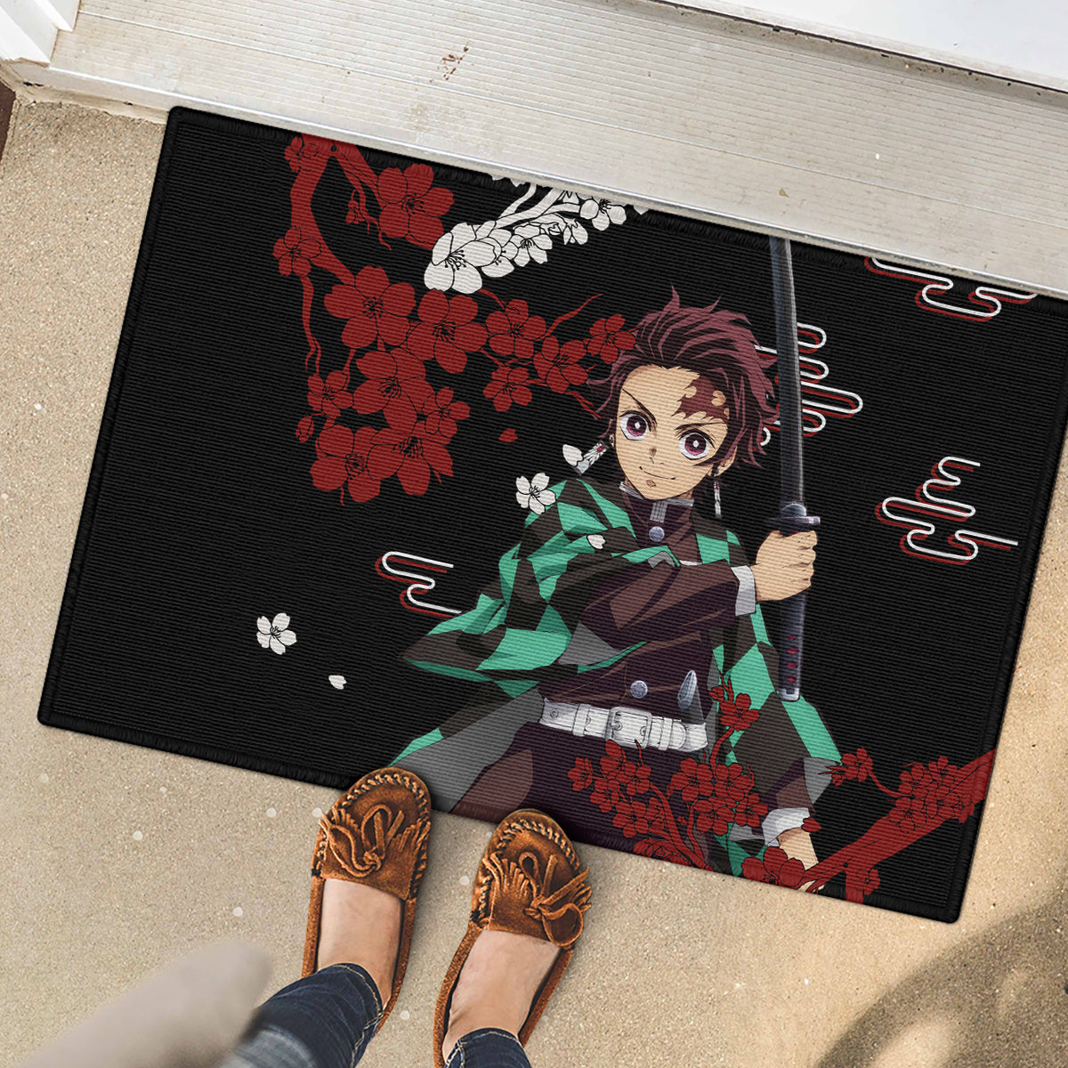 Tanjiro Kamado Japan Style Rubber Doormat