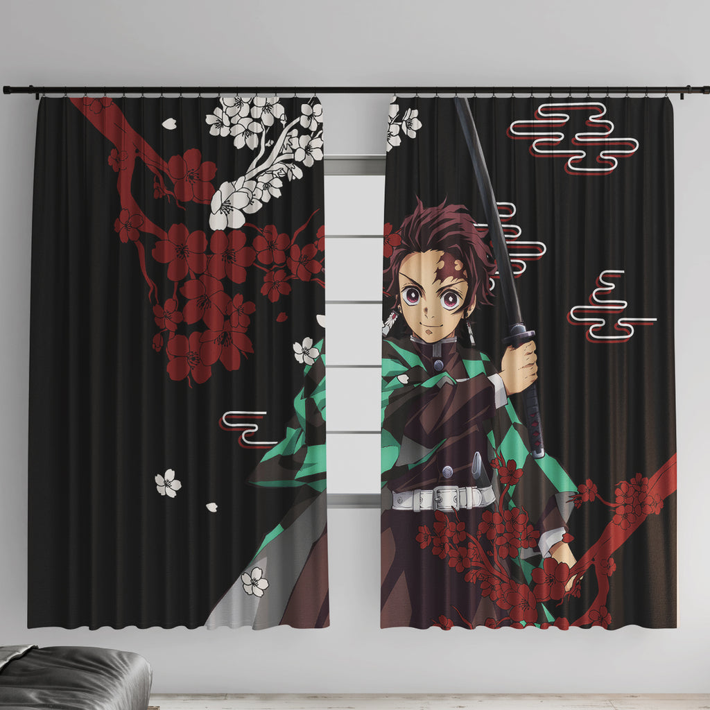 Tanjiro Kamado Japan Style Window Curtain
