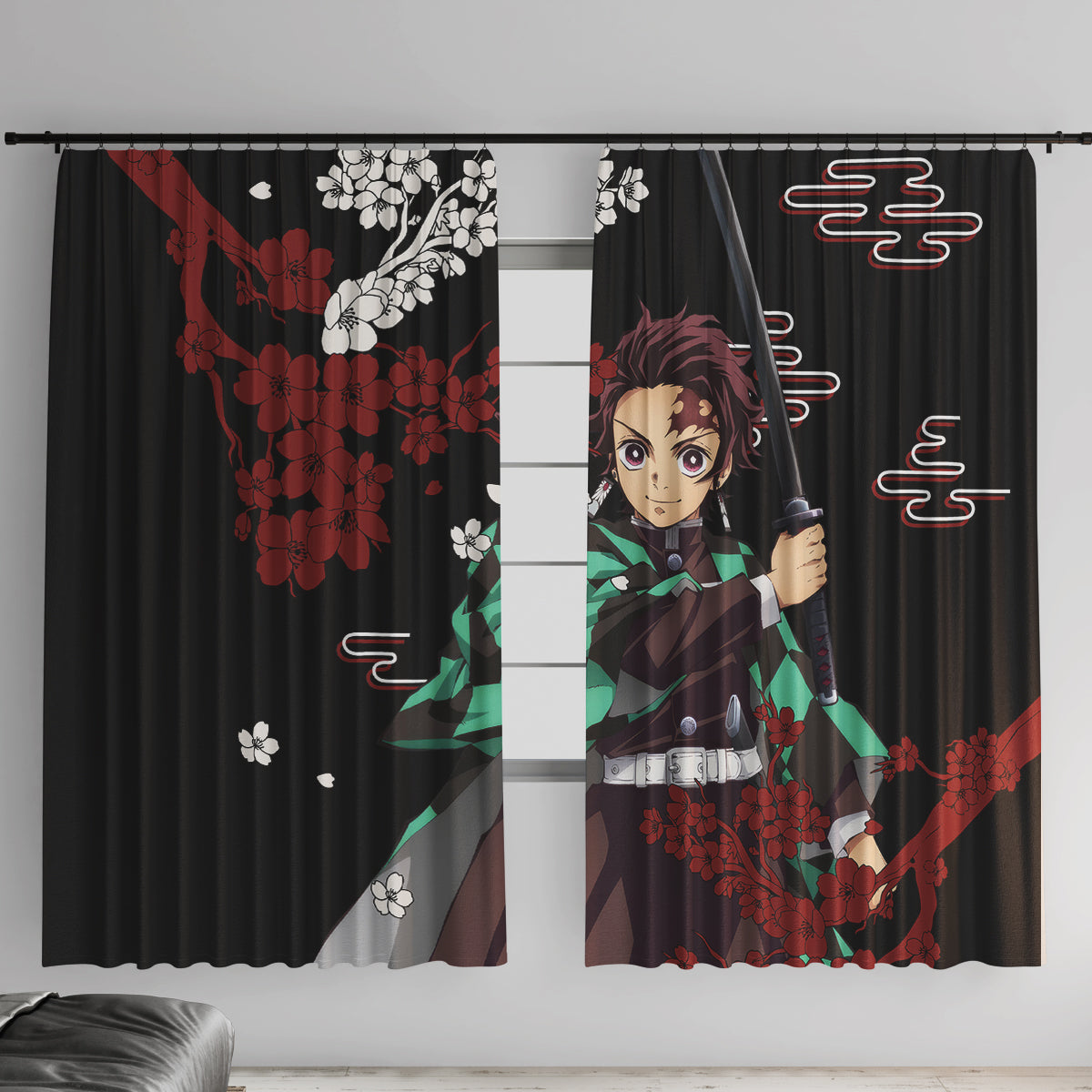 Tanjiro Kamado Japan Style Window Curtain