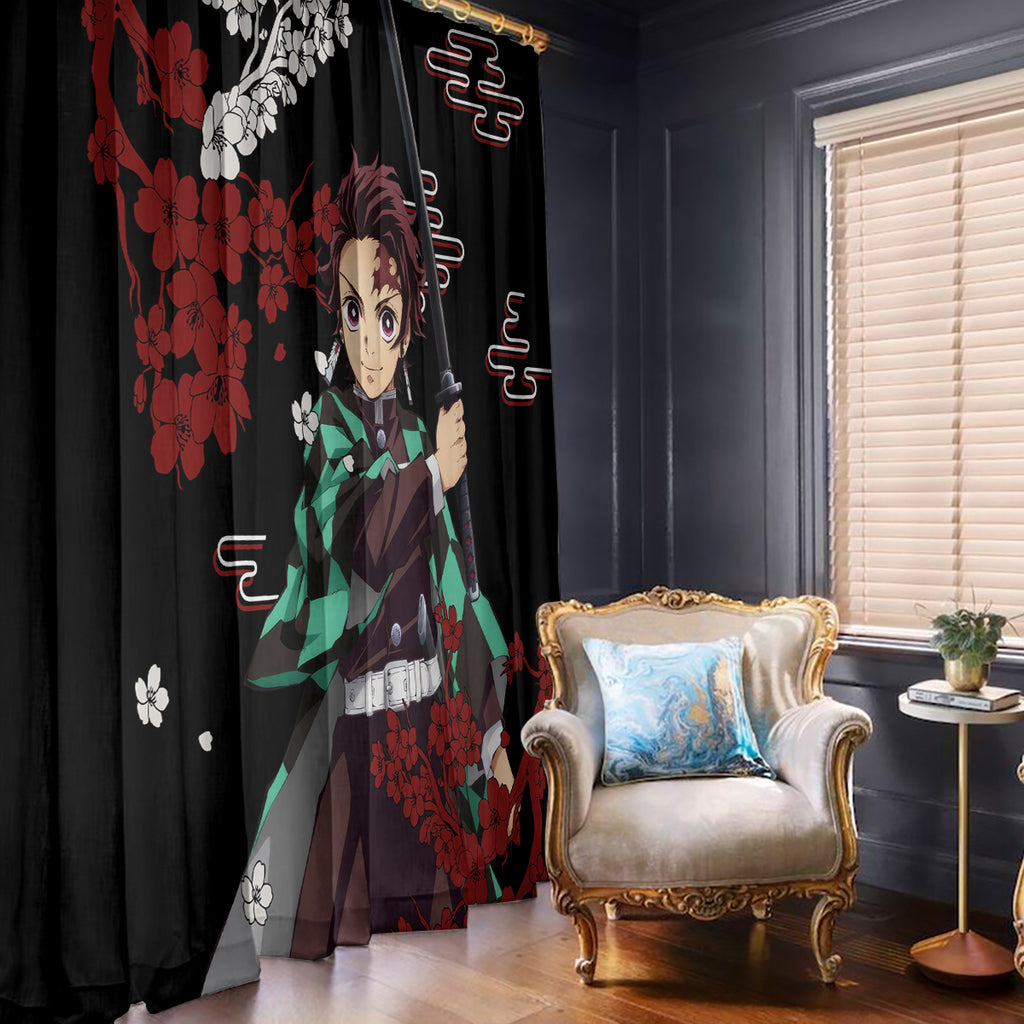 Tanjiro Kamado Japan Style Window Curtain
