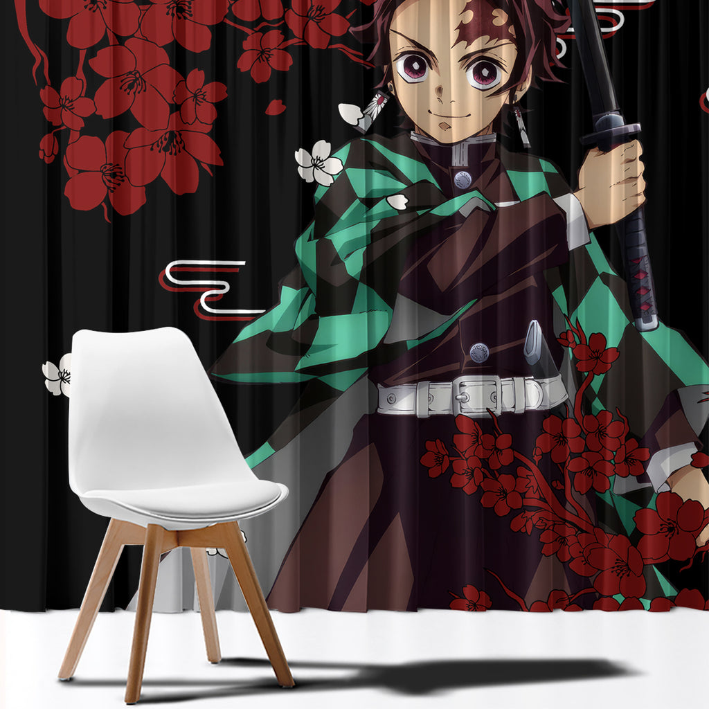 Tanjiro Kamado Japan Style Window Curtain