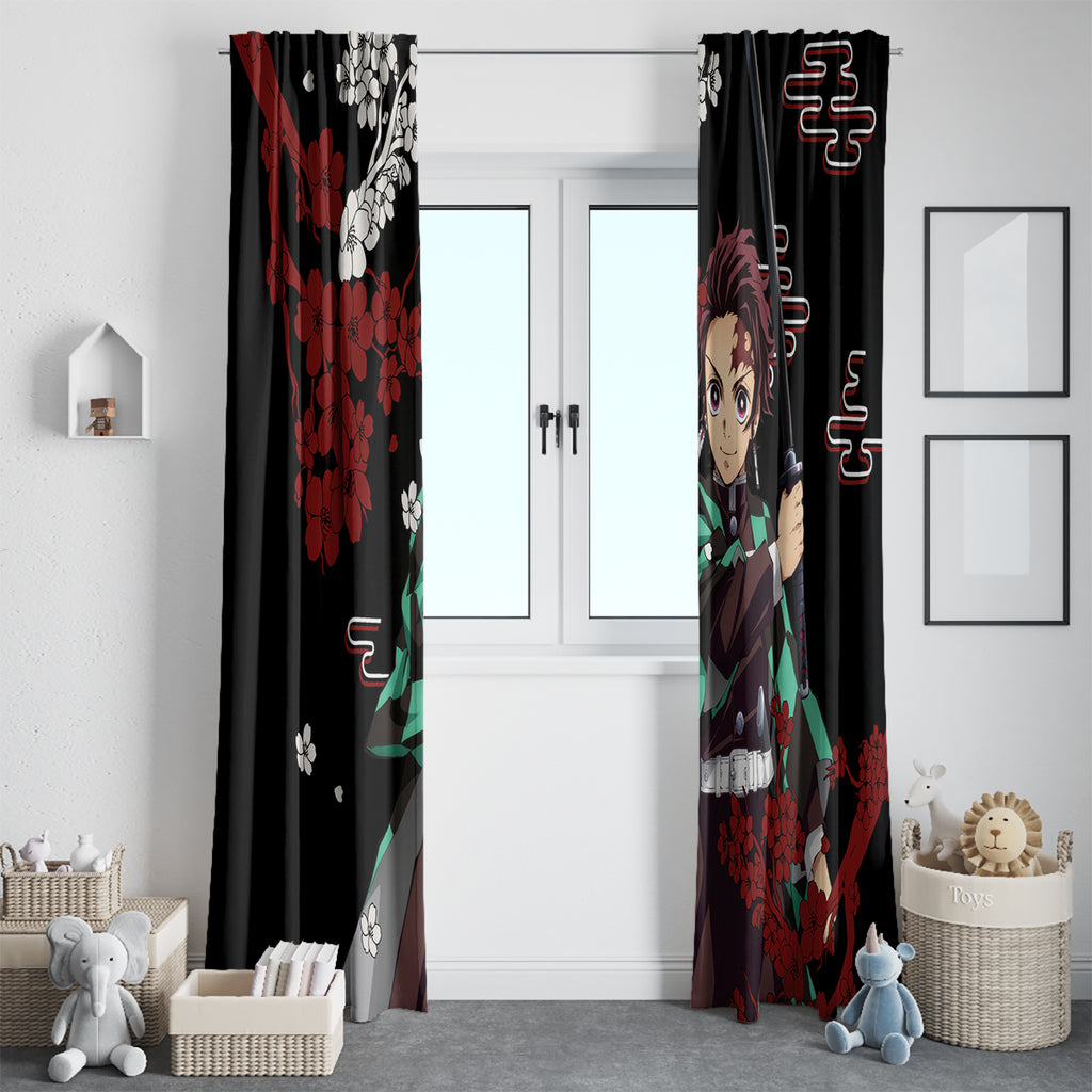 Tanjiro Kamado Japan Style Window Curtain