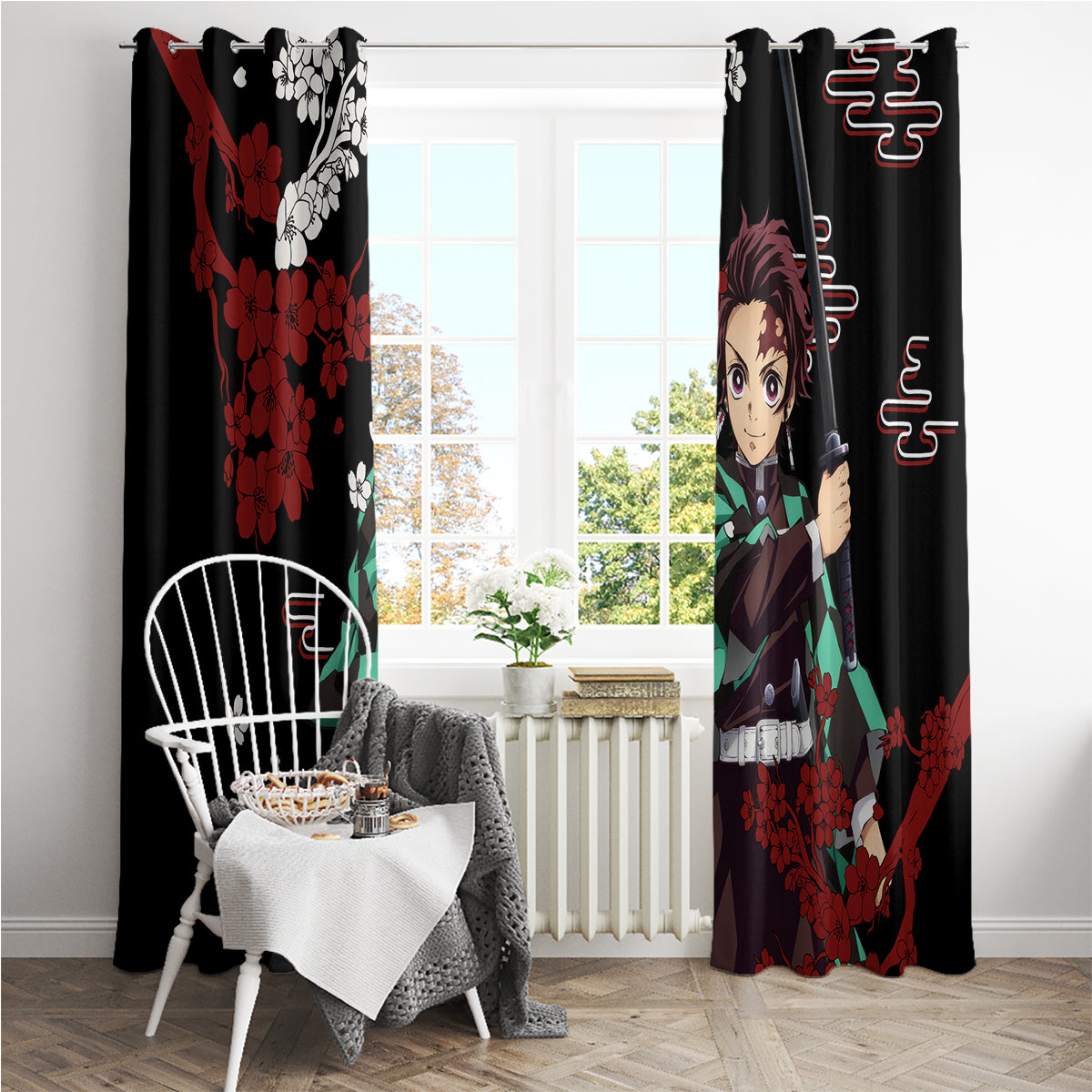 Tanjiro Kamado Japan Style Window Curtain