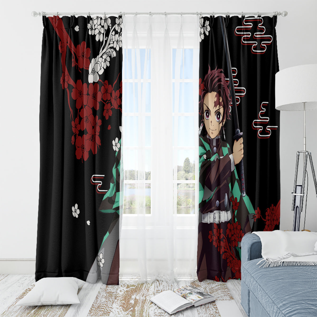 Tanjiro Kamado Japan Style Window Curtain
