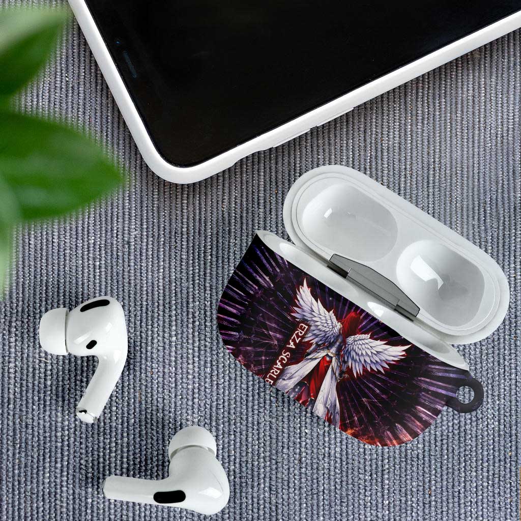 Erza Scarlet Fairy Tail AirPods Case Celestial Armor Anime Style with Radiant Winged Design