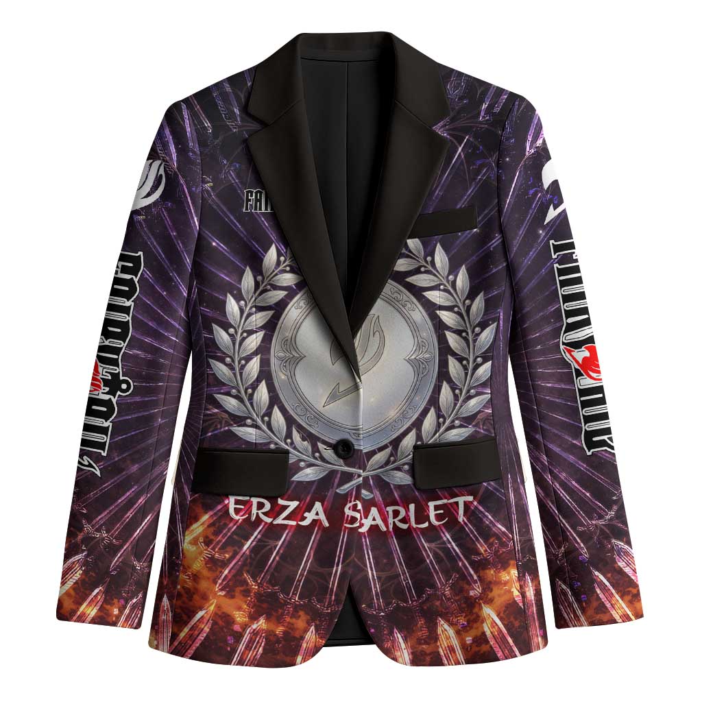 Erza Scarlet Fairy Tail Blazer Celestial Armor Anime Style with Radiant Winged Design