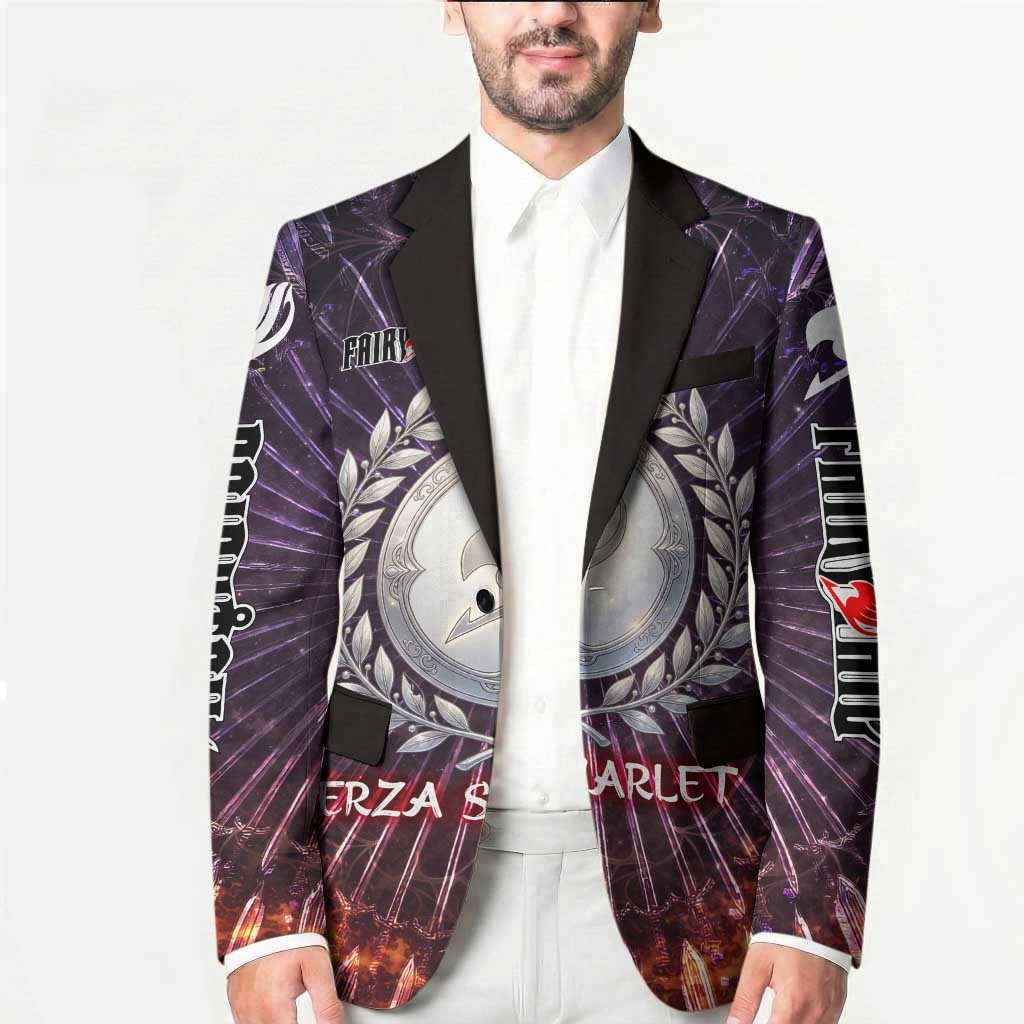 Erza Scarlet Fairy Tail Blazer Celestial Armor Anime Style with Radiant Winged Design