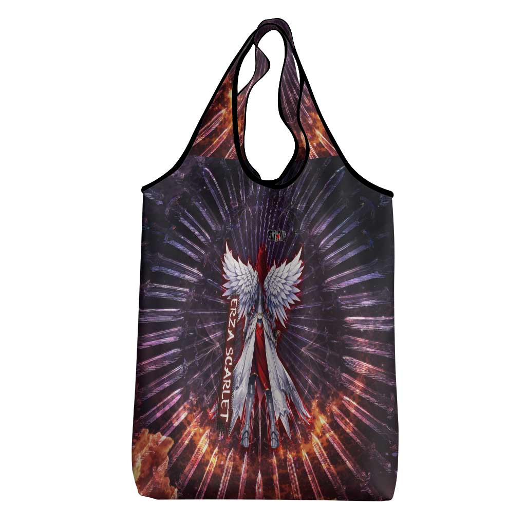Erza Scarlet Fairy Tail Grocery Bag Celestial Armor Anime Style with Radiant Winged Design