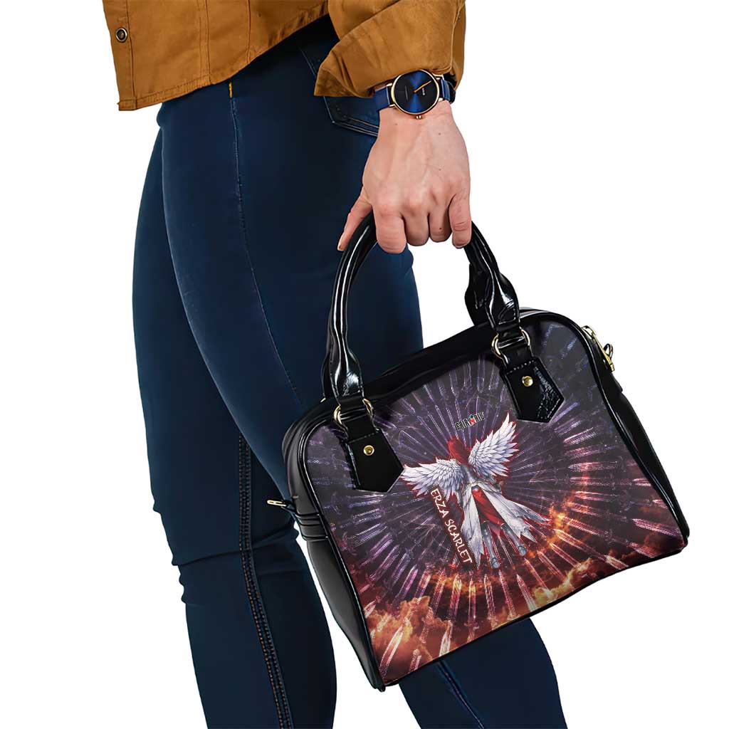 Erza Scarlet Fairy Tail Shoulder Handbag Celestial Armor Anime Style with Radiant Winged Design
